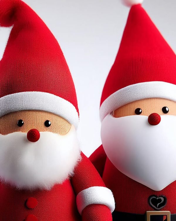 Plush Santa Claus Figures - Imagen 2